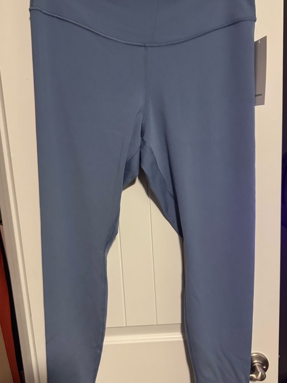 Lululemon wunder under smooth cover sz 18 NWT washed denim